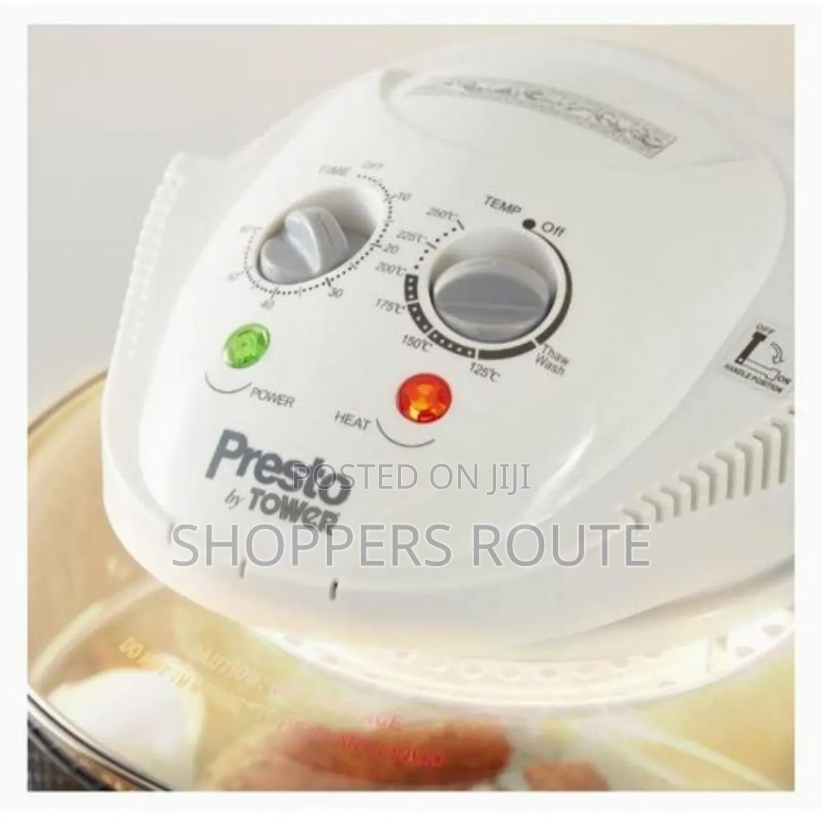 Presto by Tower Halogen Low Fat Air Fryer 12l Bowl