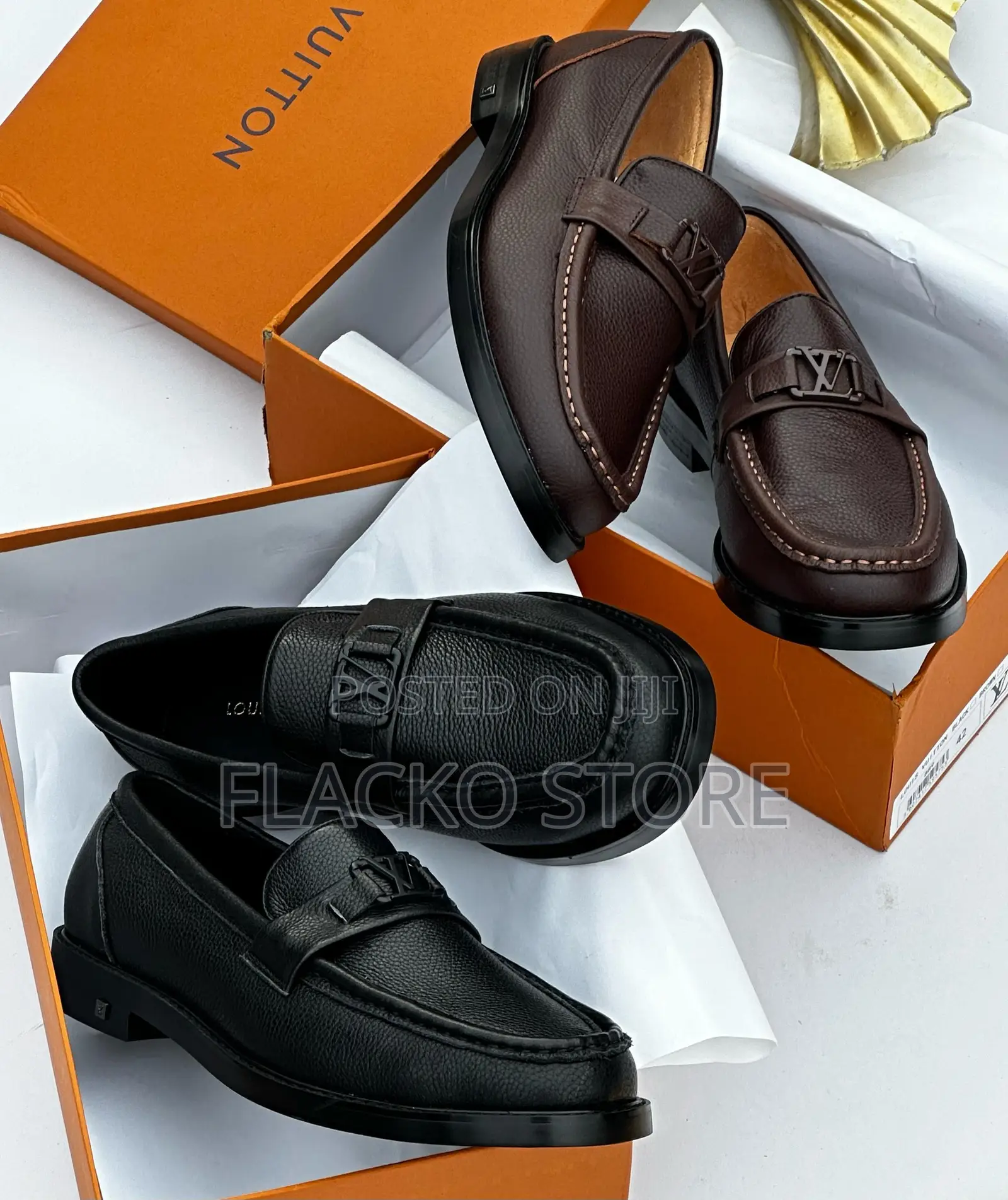 Original Louis Vuitton Loafers Shoes