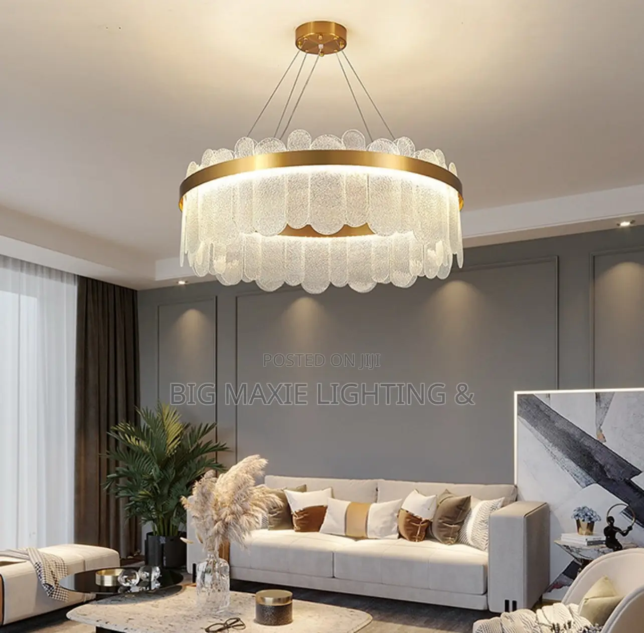 Modern Luxury Crystal Living Room Pendant Chandelier