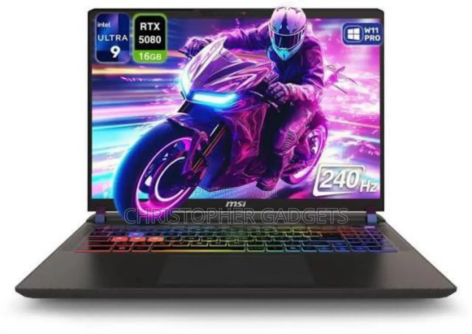 New Laptop MSI Vector 16 HX AI A2XWIG 16GB Intel Core Ultra 9 SSD 1T