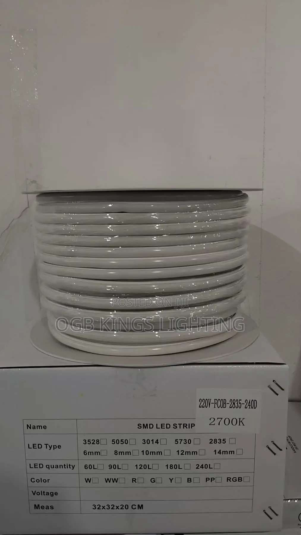Cob Led Neon Strip Light 220v Power Eu Plug/Switch Ra90 360leds/M High
