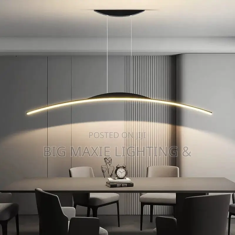 Nordic Long Strip Led Pendant Chandeliers