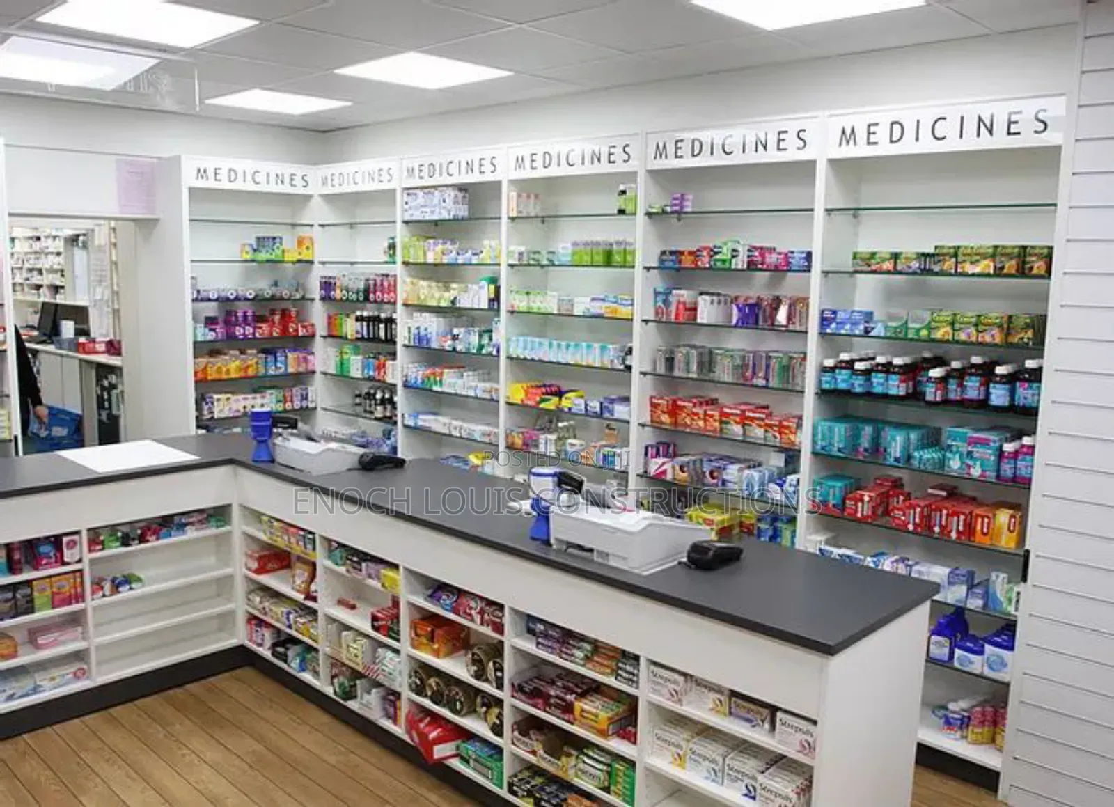 We Build Elegant Pharmacy Shelves Just for You