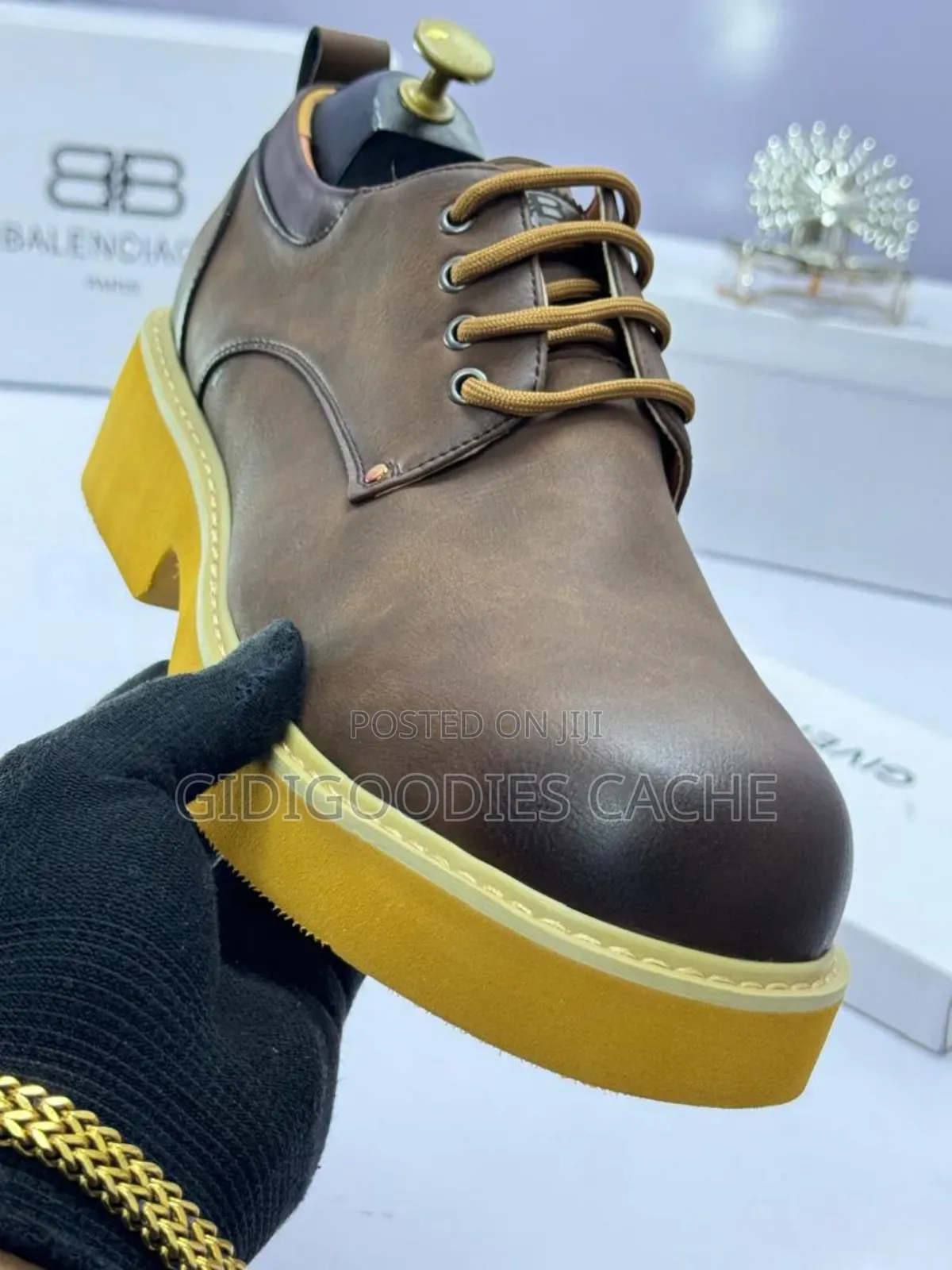 Balenciaga Lace-Up Platform Shoes Size 41-46
