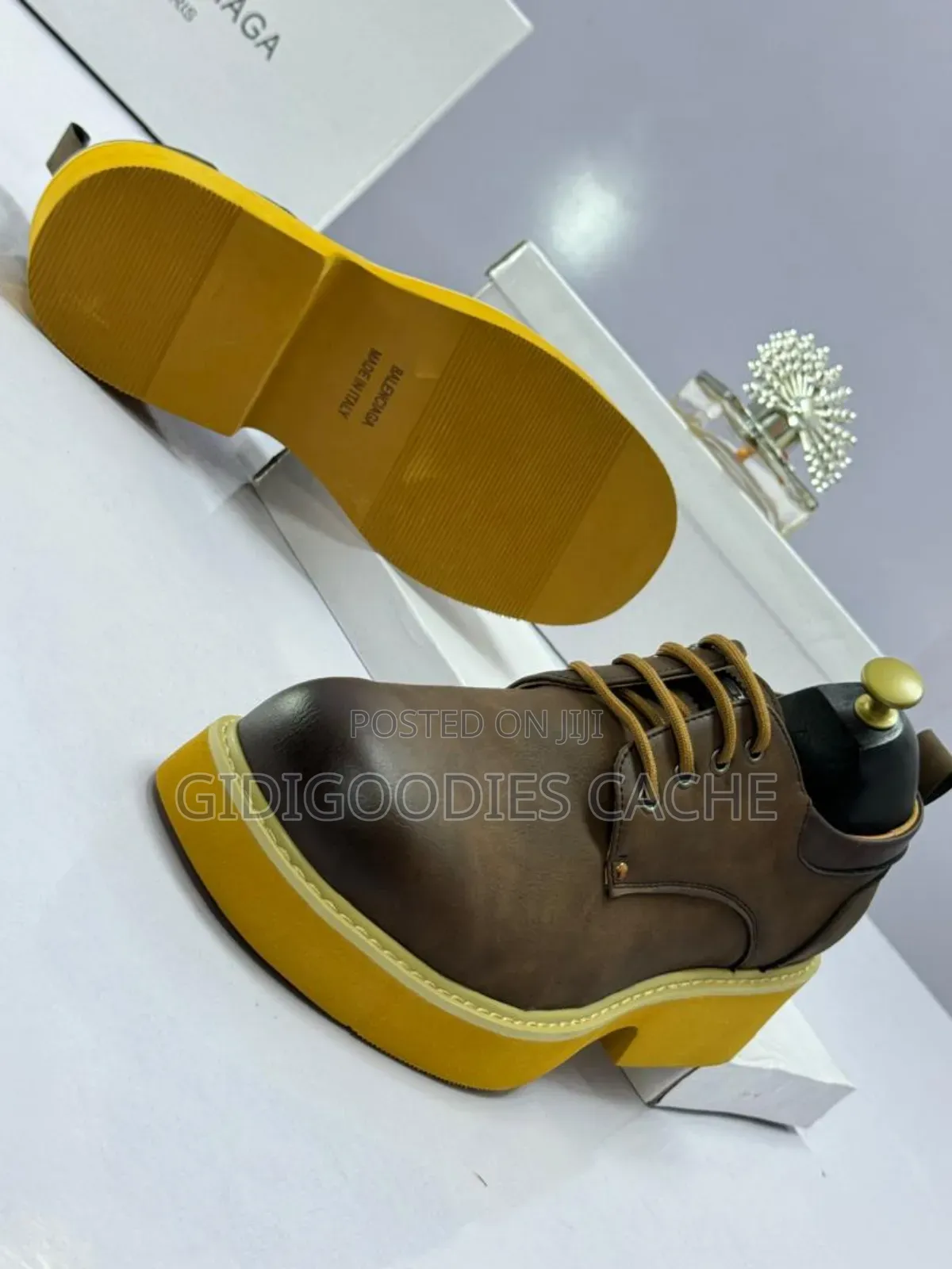Balenciaga Lace-Up Platform Shoes Size 41-46