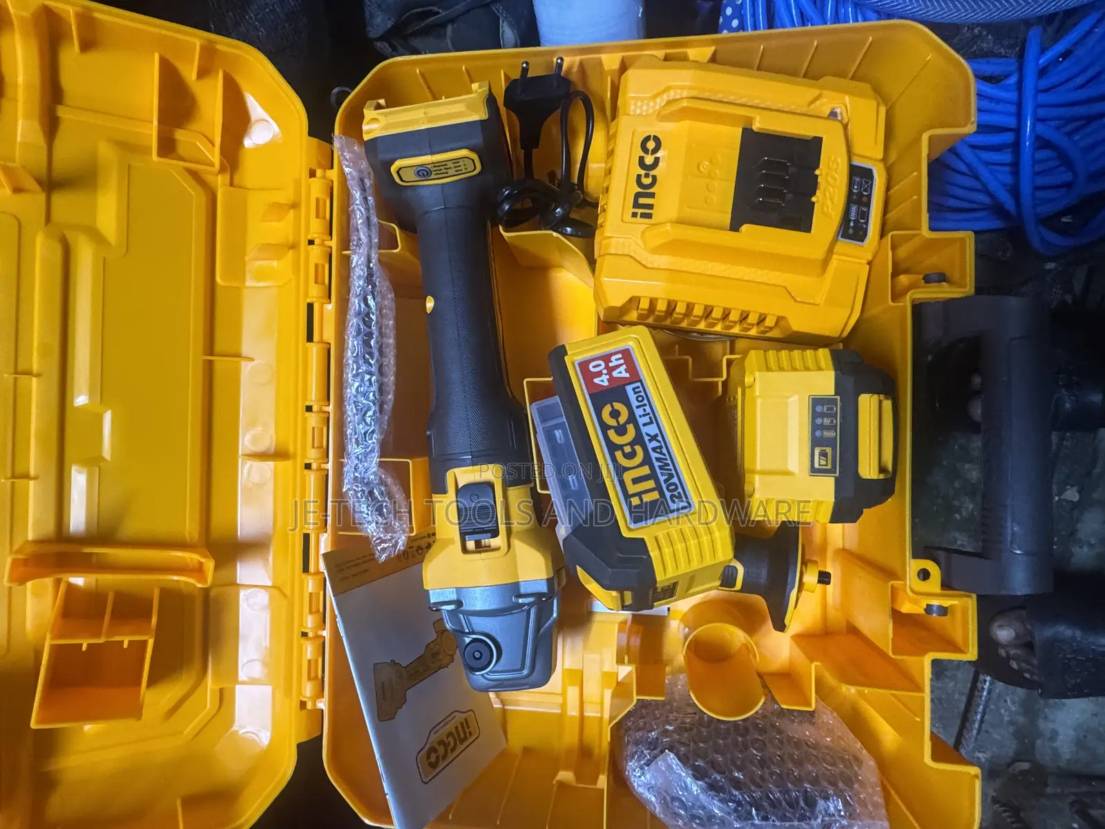 Ingco 20v Cordless Angle Grinder