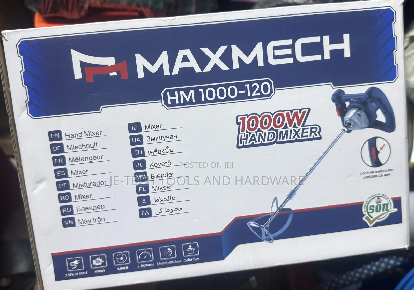Maxmech Hm 1000-120 Hand Mixer