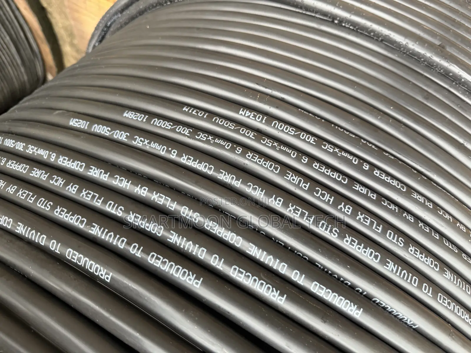 6mm 5core PVC Flexible Cable and Wires