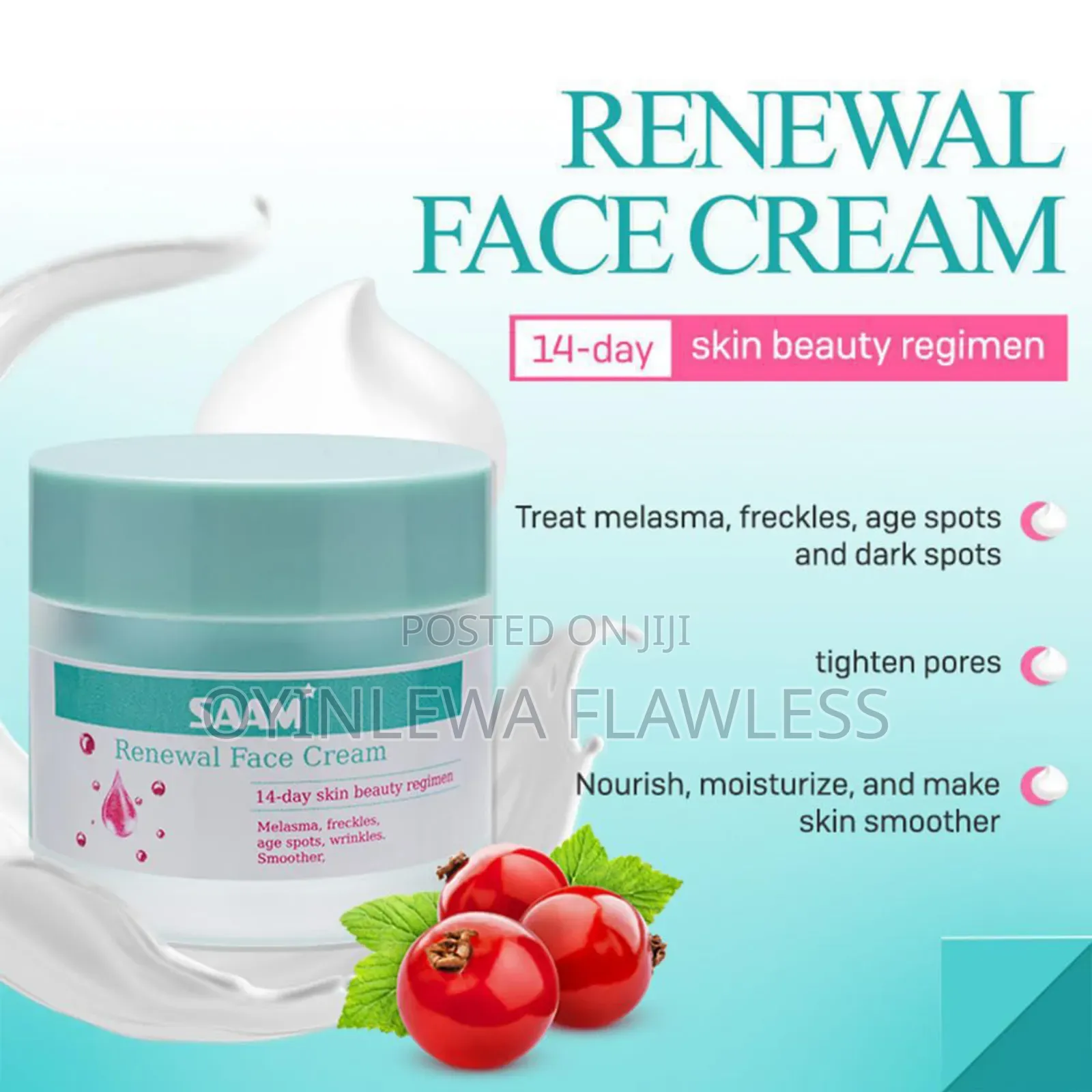 Saam Renewal Korean Miracle Rejuvenating Face Cream