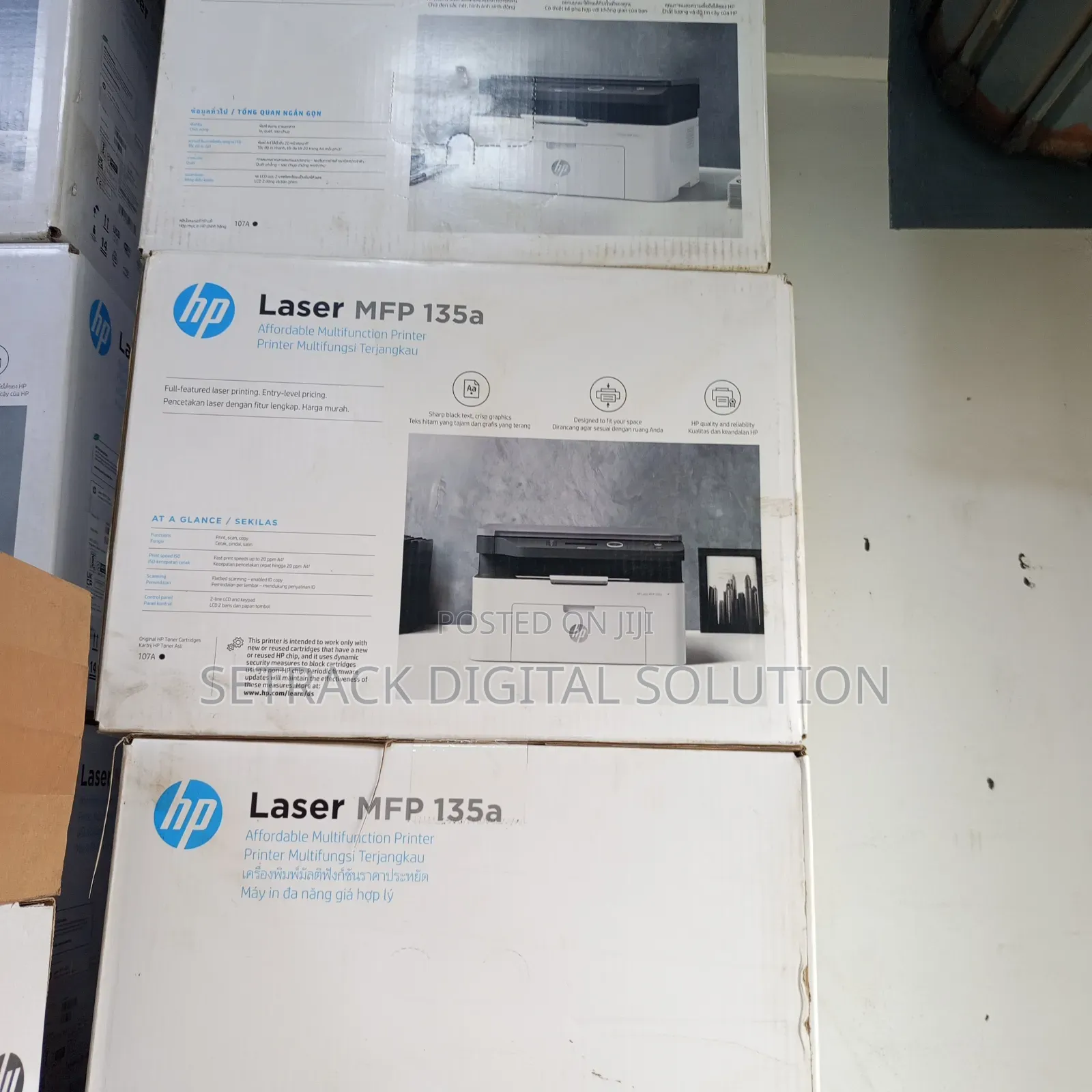 Hp Laserjet MFP 135a All in One Black and White Printer