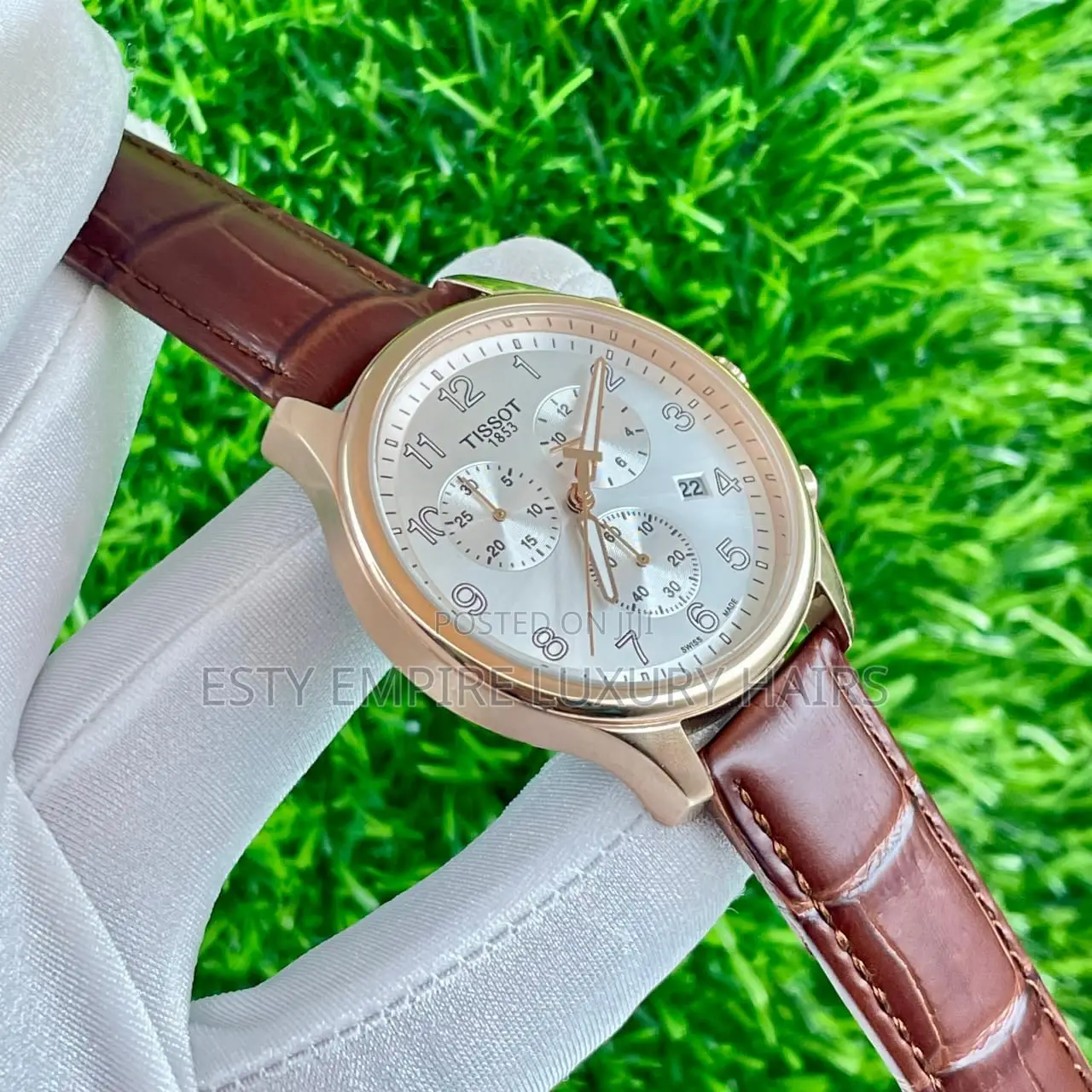 High Quality Luxury Tissot Leather Wristwatch