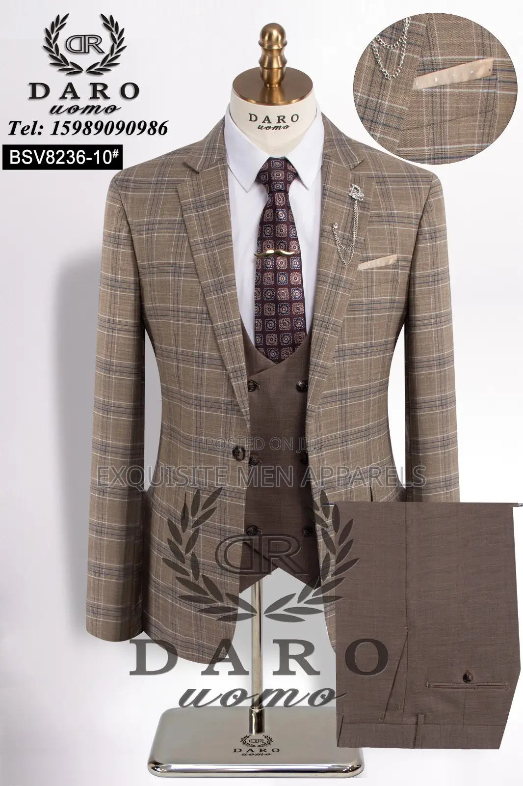 Quality Daro Checkers Official Men’S Suit