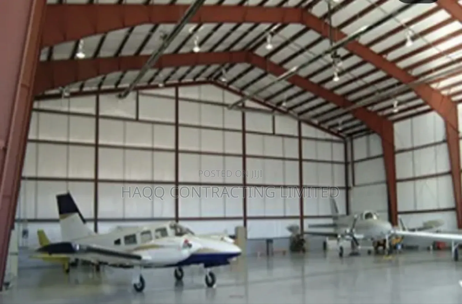 Aircraft Hangar Fabrication, Steel Fabrication