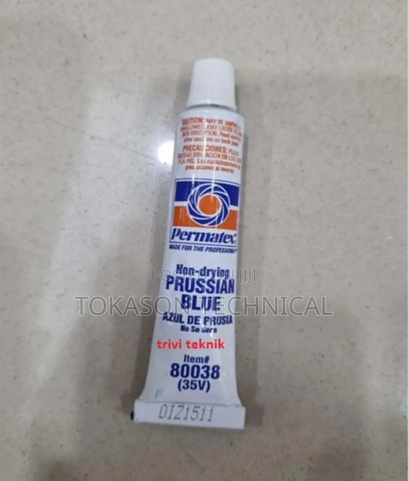 Permatex Non-Drying Prussian Blue Fitting Compound, Item #80038 (35v).