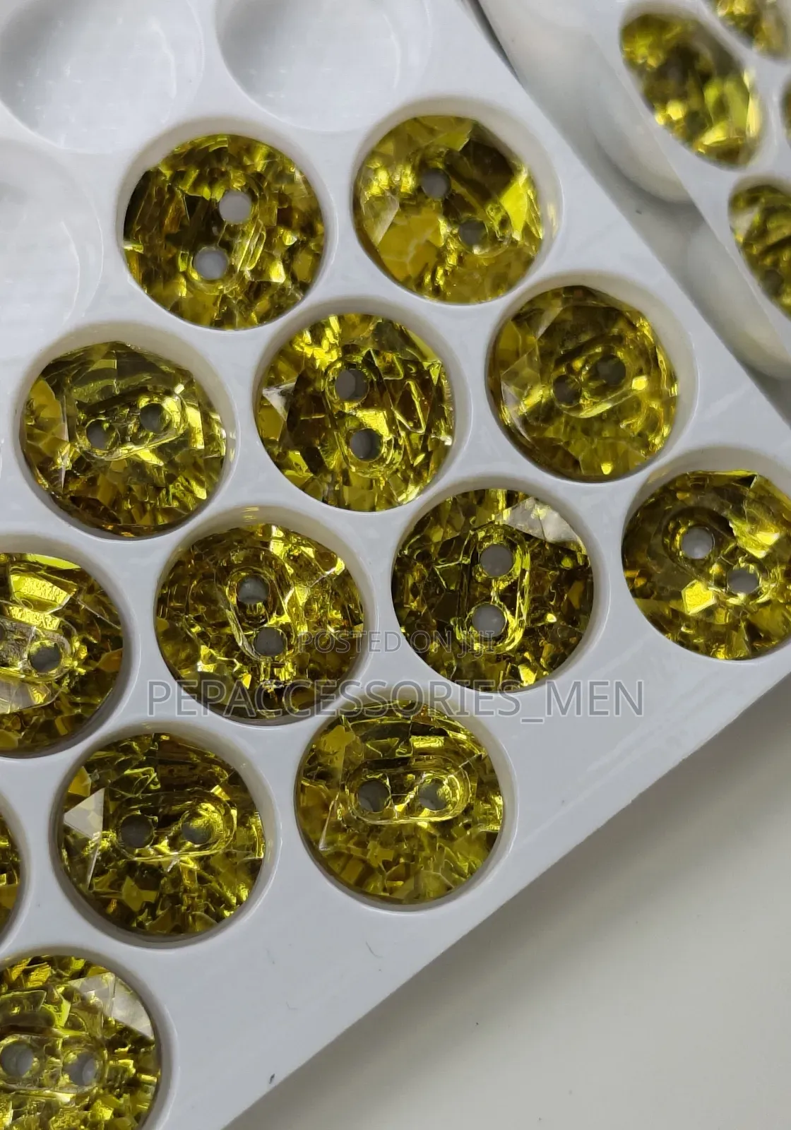 Round Hump Swarovski Buttons