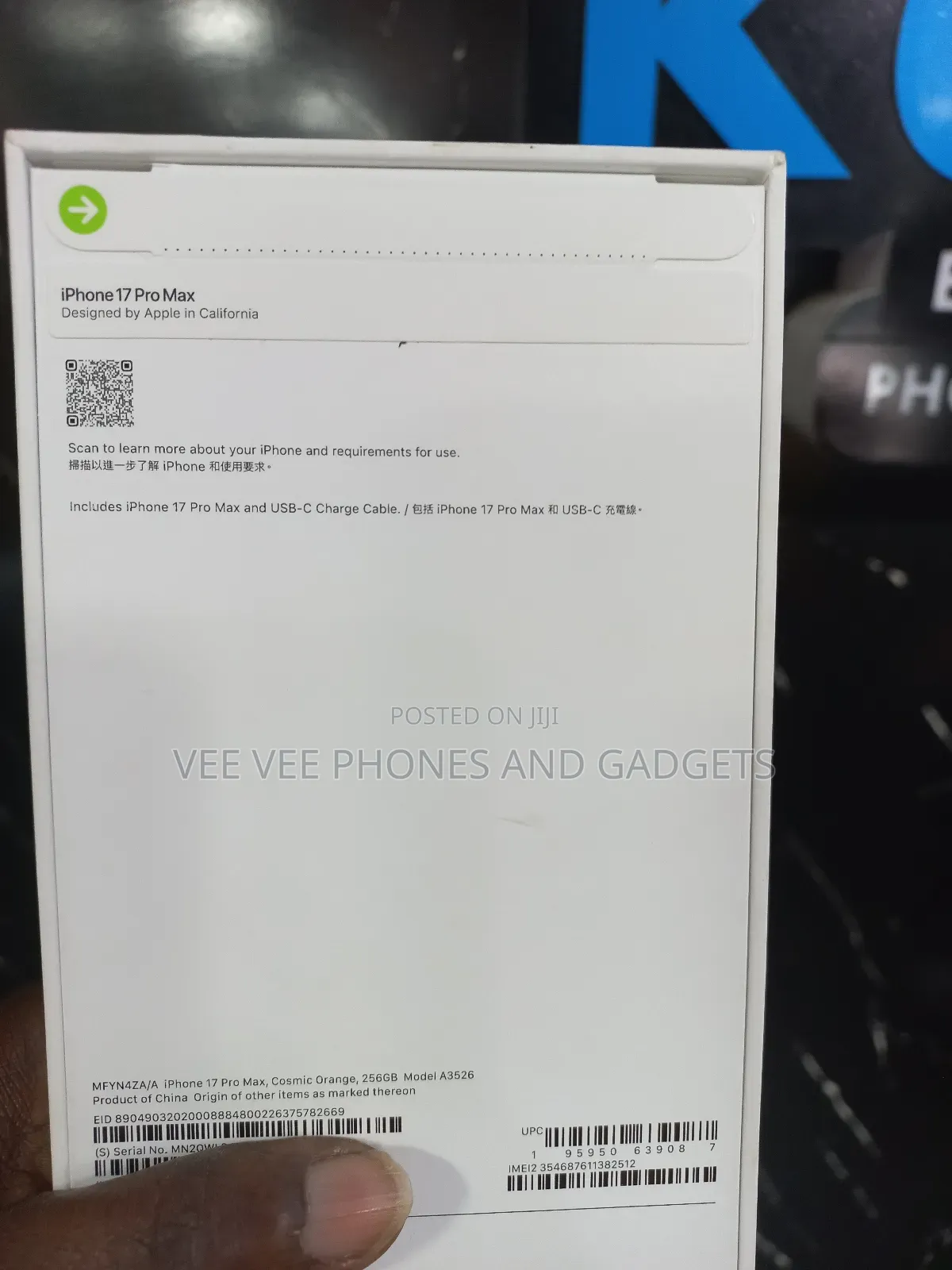 New Apple iPhone 17 Pro Max 256 GB Orange