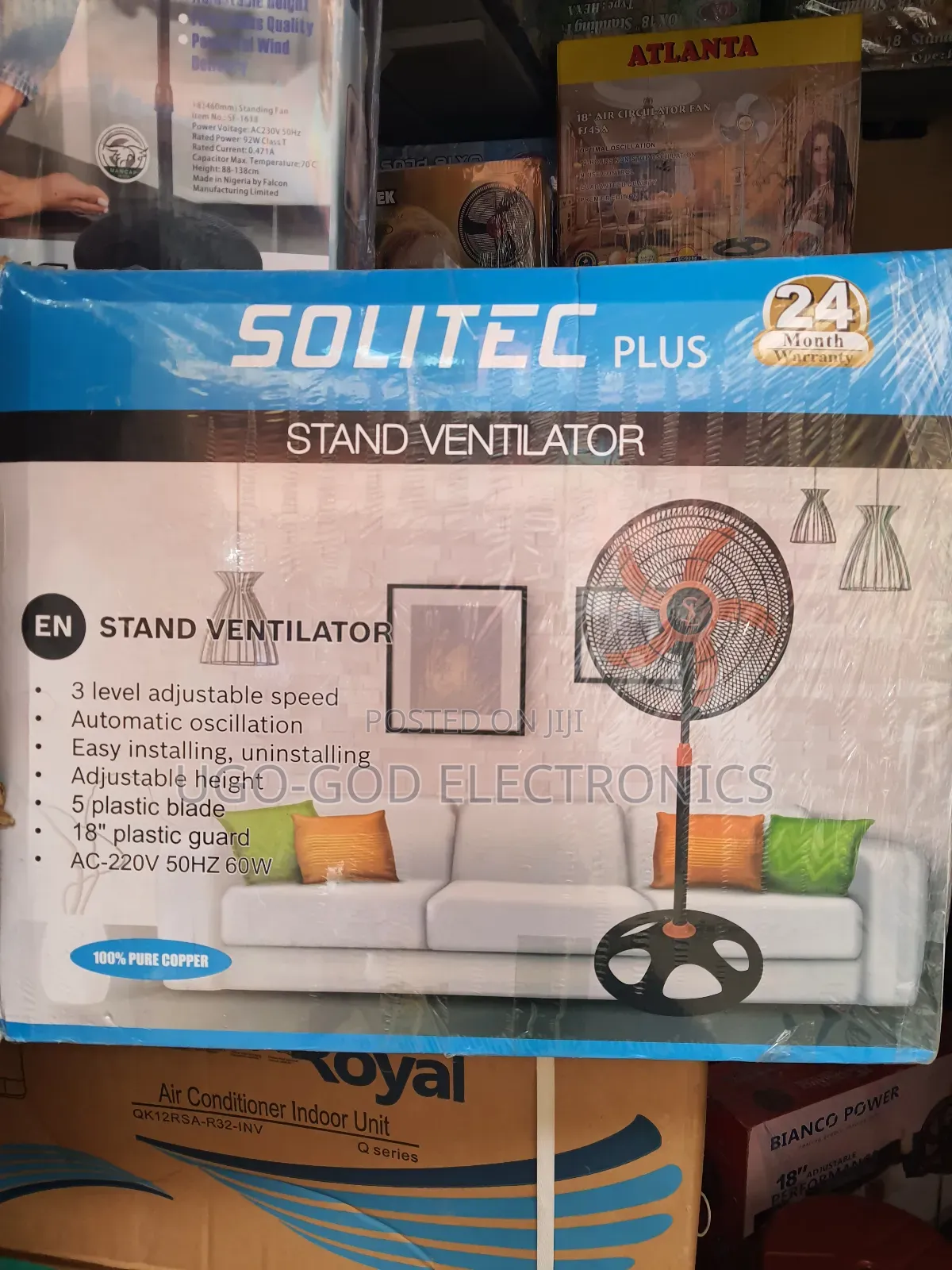 Solitec Standing Fans