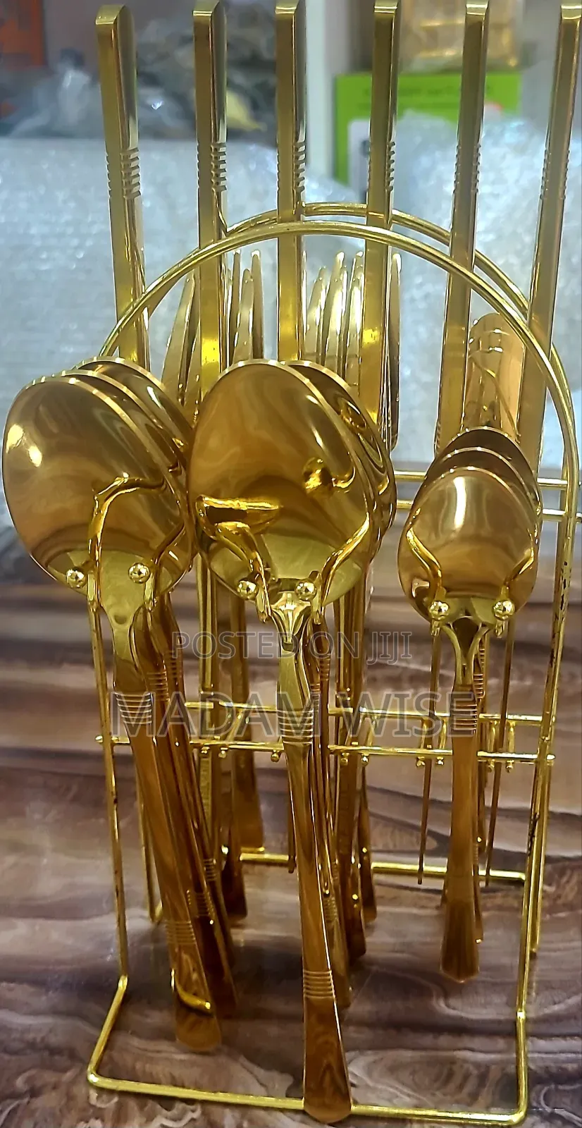 High-Quality Gold Cutlery Set
