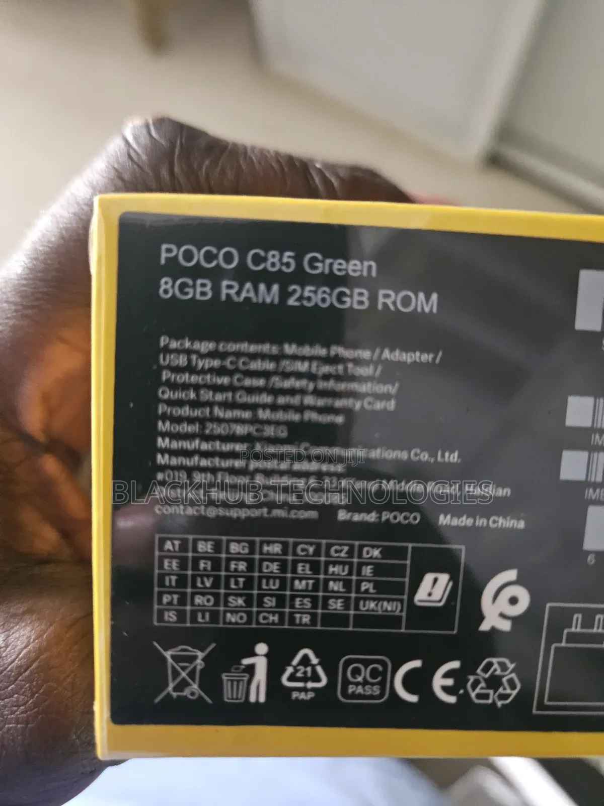 New Xiaomi Poco C85 4G 256 GB Black
