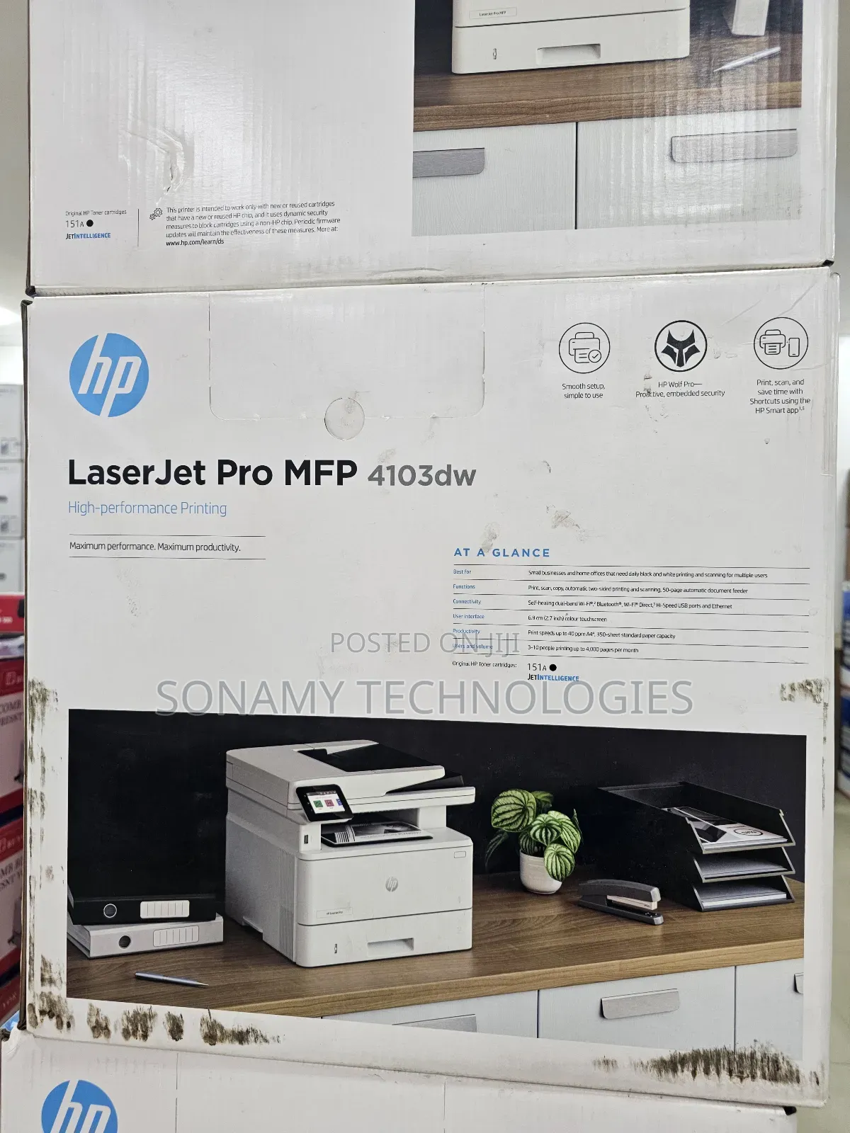 Hp Printer Laserjet Mfp 4103dw