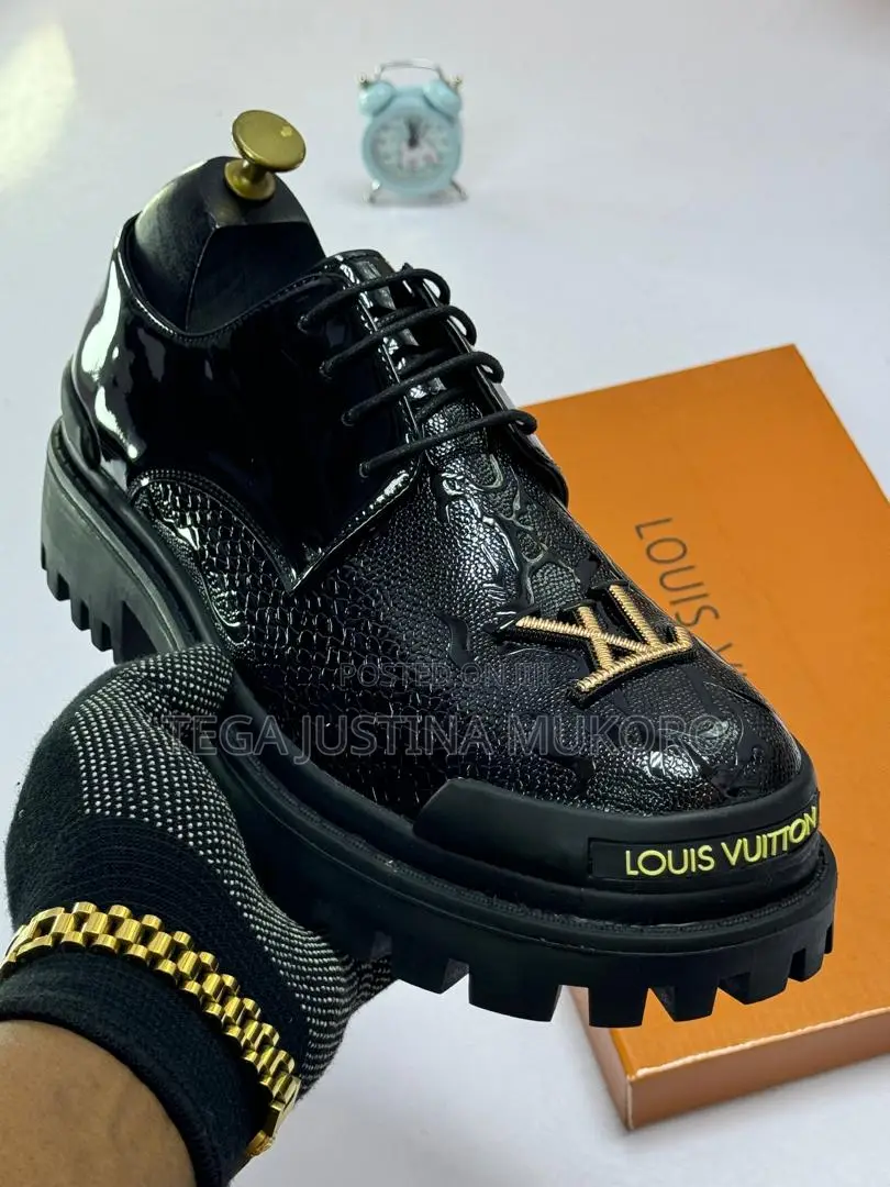 Louis Vuitton Lace Up Designer Shoes