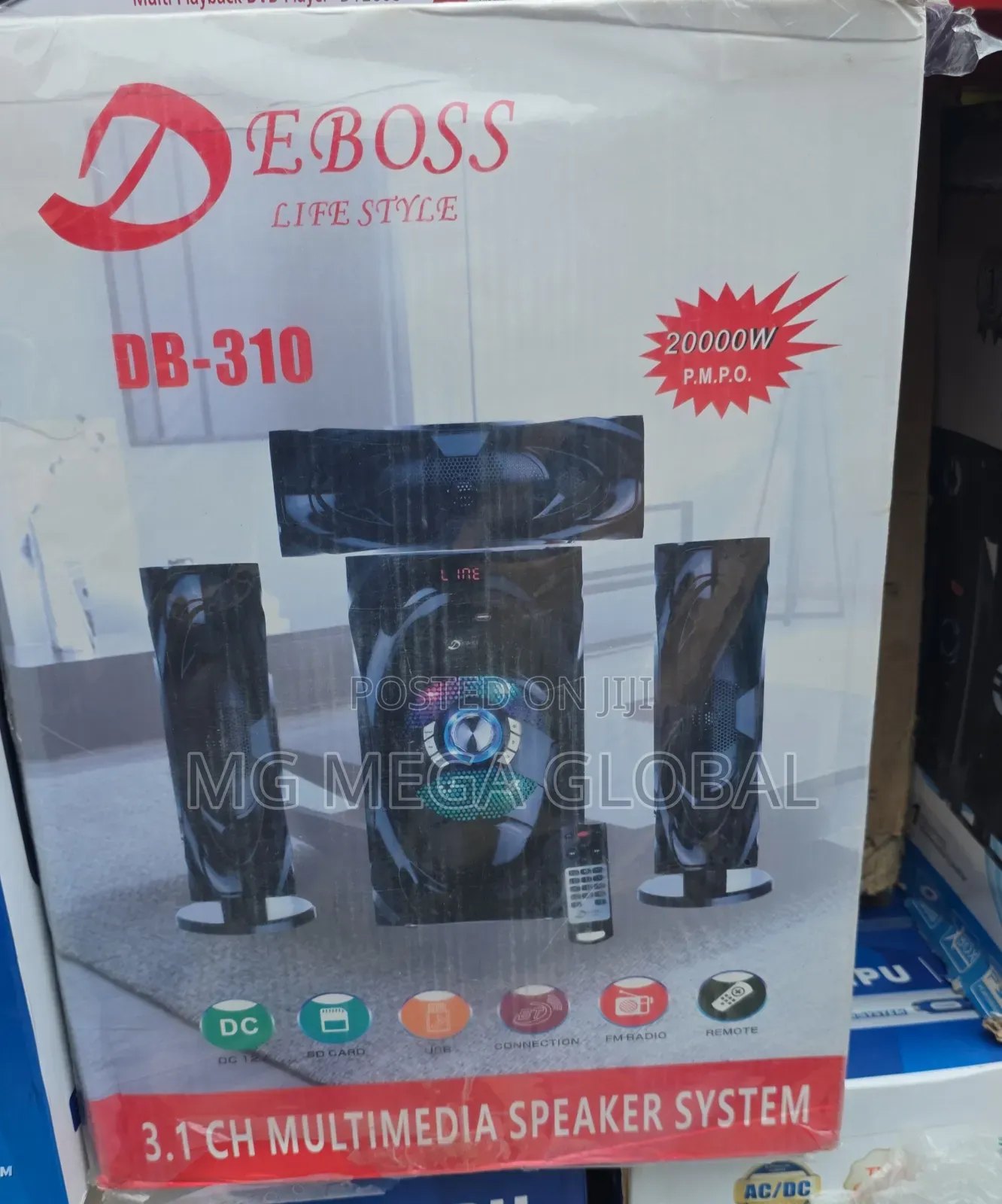 De Boss 3.1 Channel Speakers
