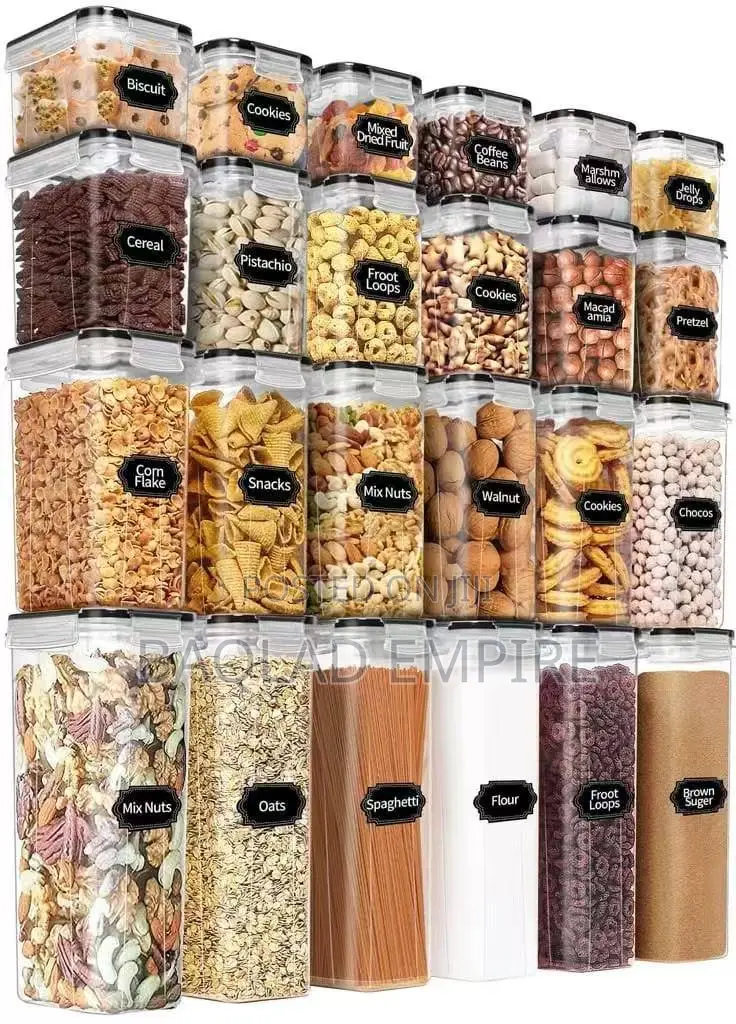 24pcs Kitchen Storage Containers