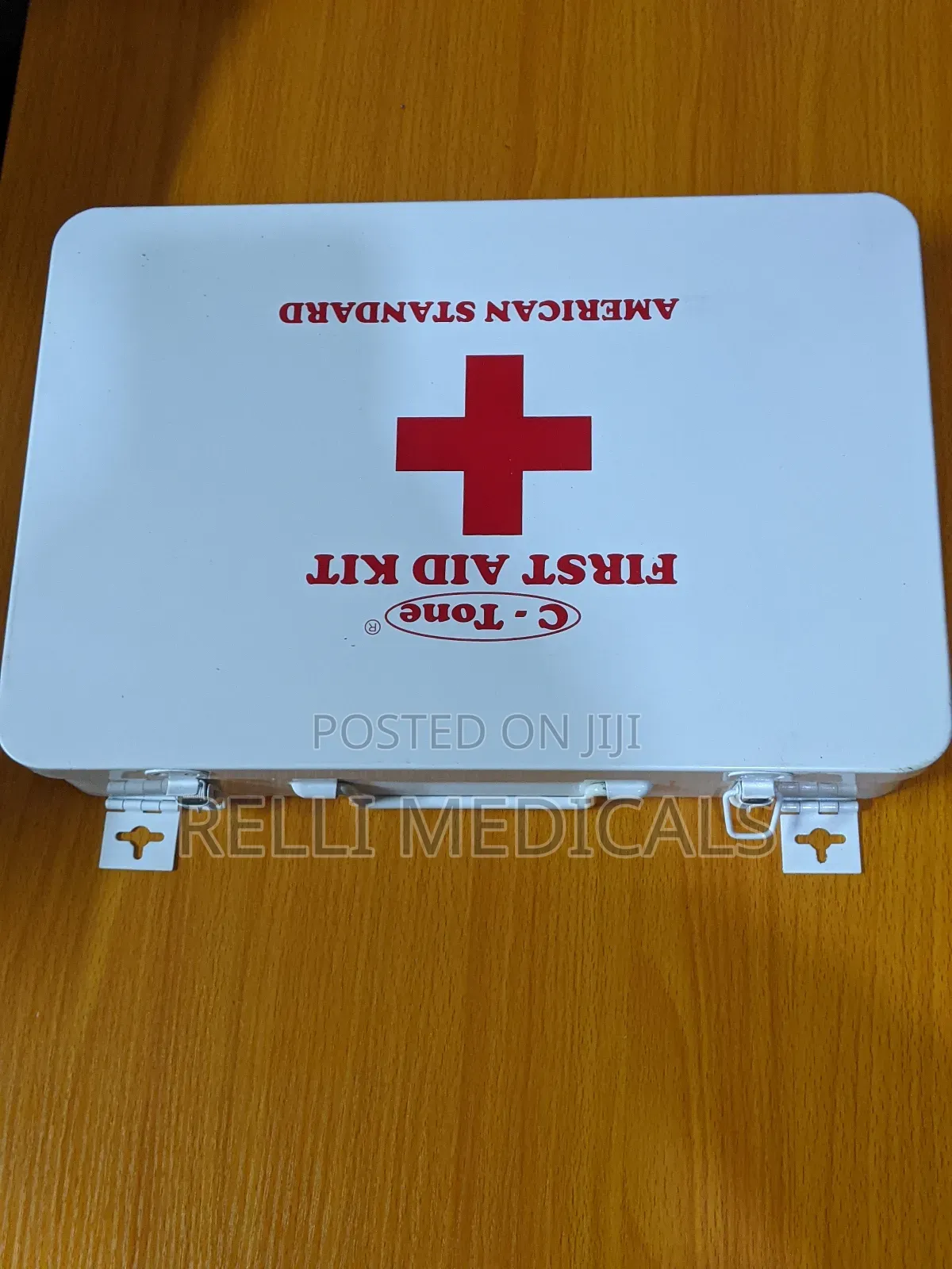 Plastic/Metal Fully Kitted First Aid Box
