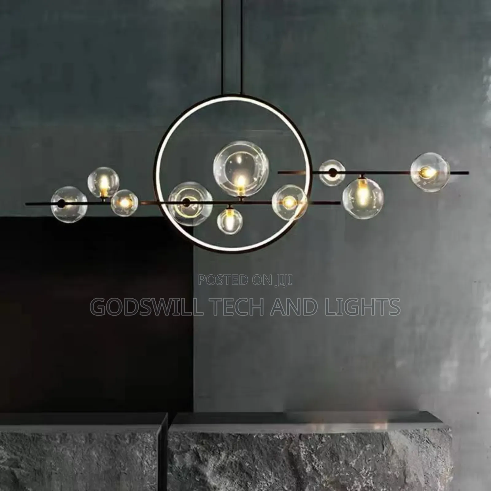 Balloon Glass Chandelier.