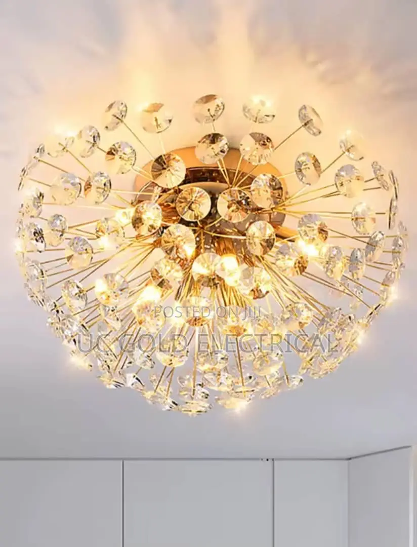 Light Luxury Dandelion Chandelier Led Living Room Ceiling Chandelier