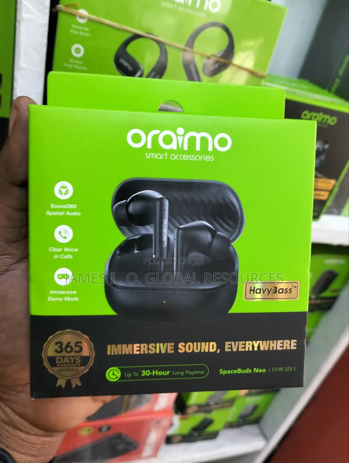 Oraimo Bluetooth Ear Buds Space Budsz Neo
