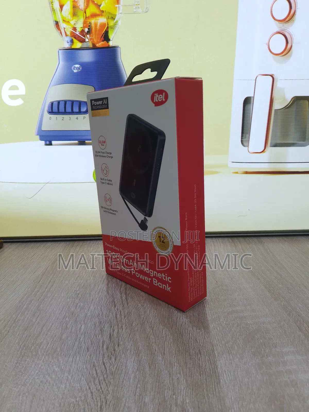 Powereasy Magsnap 10c 10000mah Magnetic Wireless Power Bank