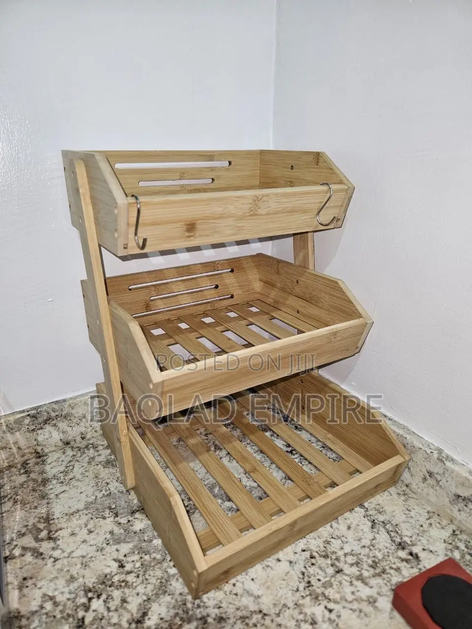 3 Steps Foods And Vegetables Kitchen Storage Rack