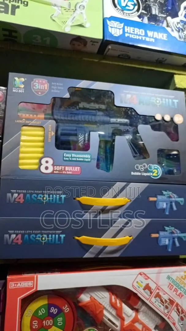 3 in 1 Rainbow Rider Toy Gun