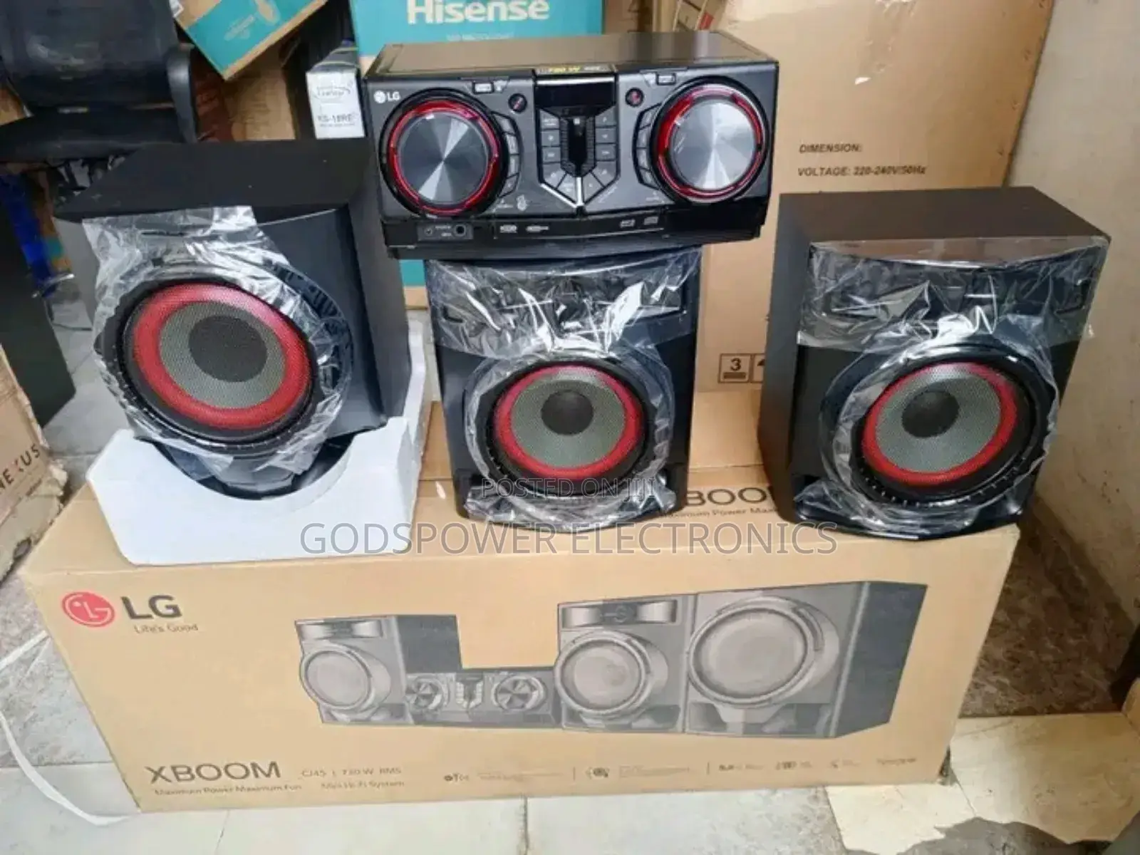 Lg Xboom Cj45 720 Watt Blast Bass With Three Speaker