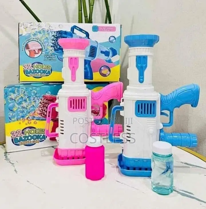 25 Hole Fun Bubble Gun
