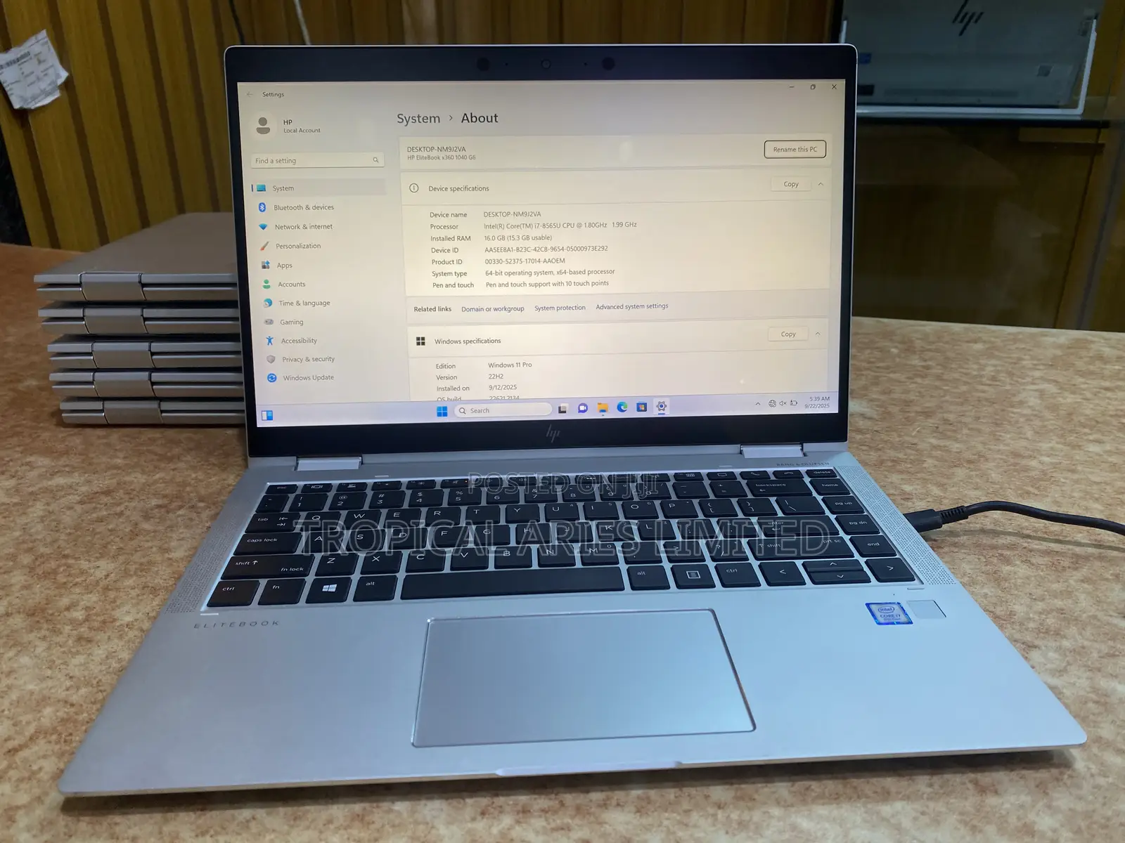 Laptop HP EliteBook 1040 G6 16GB Intel Core i7 SSD 512GB