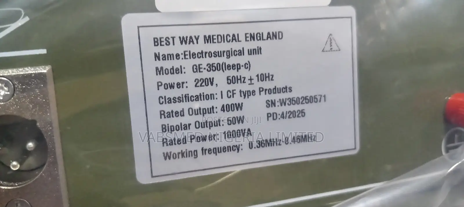 Diathermy Machine