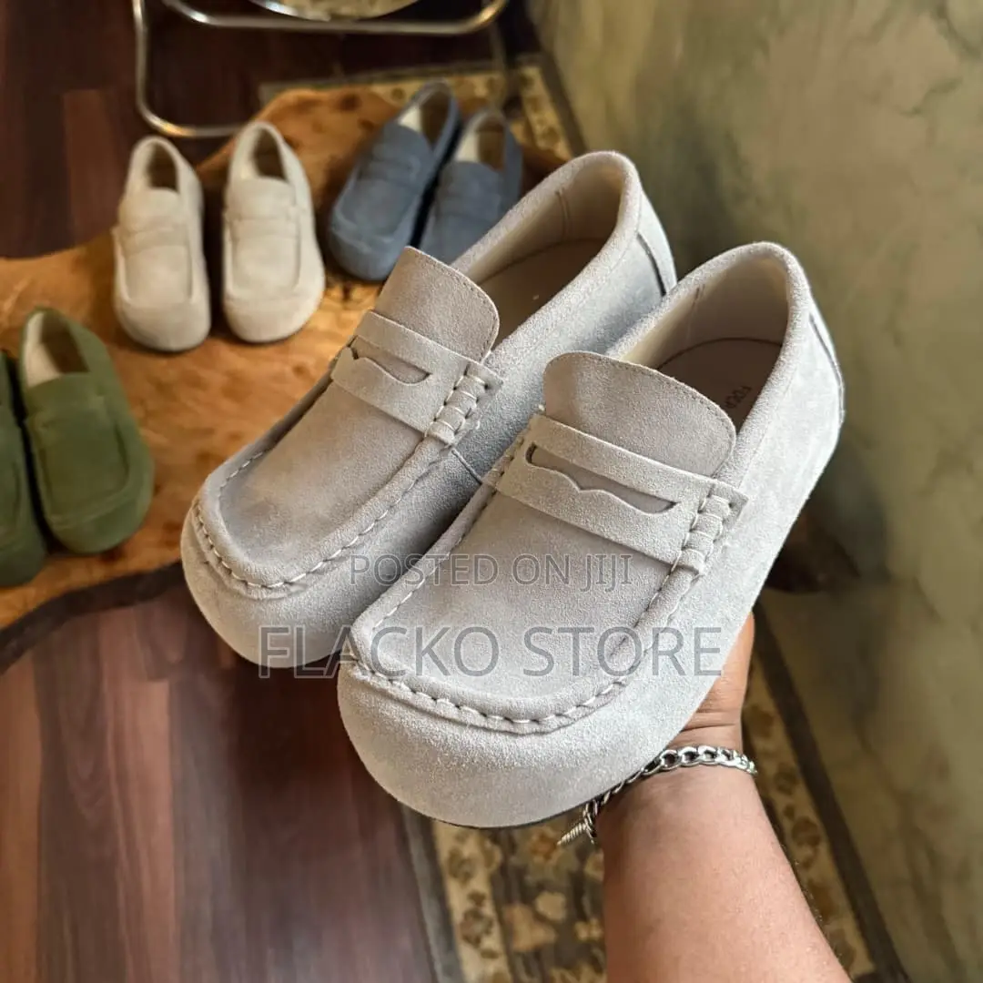 Original Wrapped Suede Louis Stitch Loafers Shoes