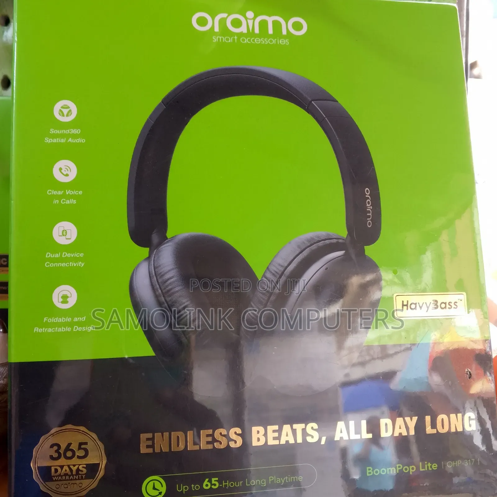 Oraimo Headset Boompop Lite (Ohp317)