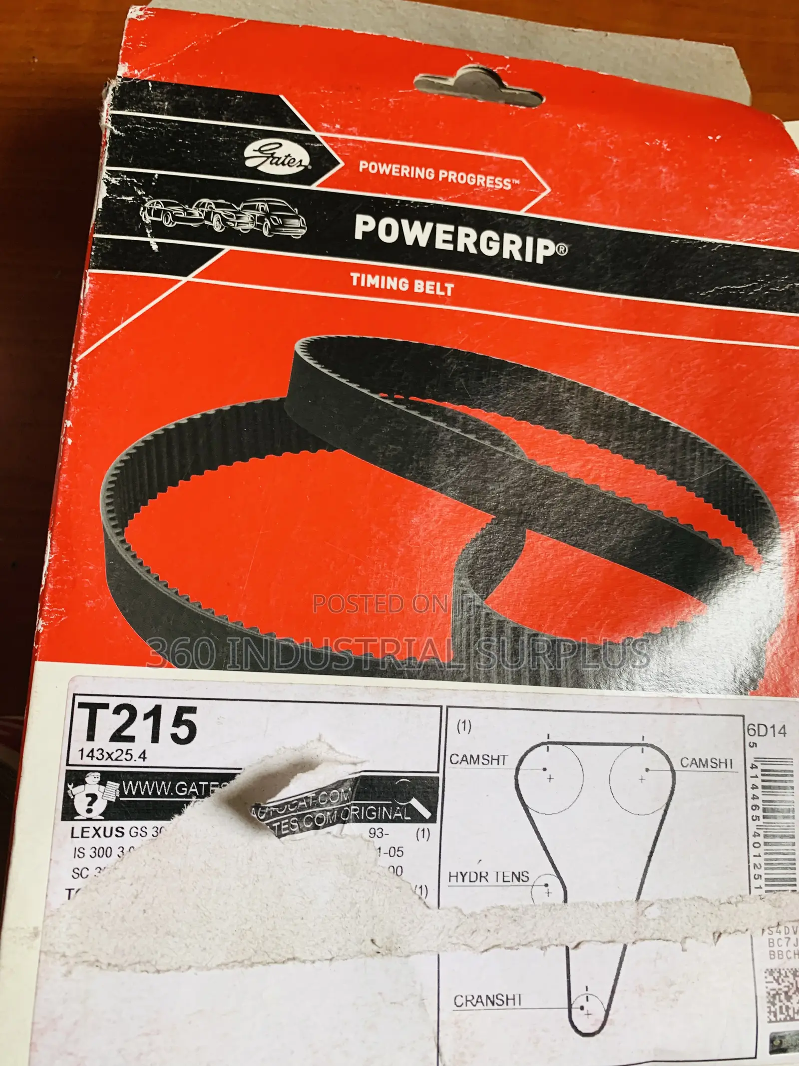 Genuine Gates Timing Belt T215