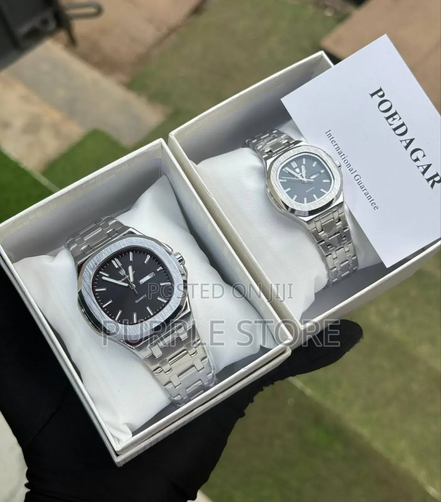 Poedagar Male and Female Steel Watch (Price Is for Each)