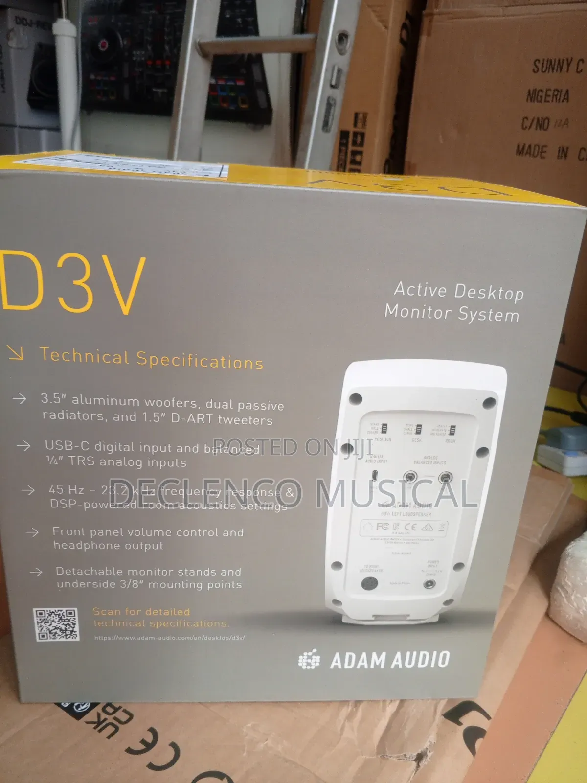 D3v Adam Audio Active Desktop Monitor System Speaker