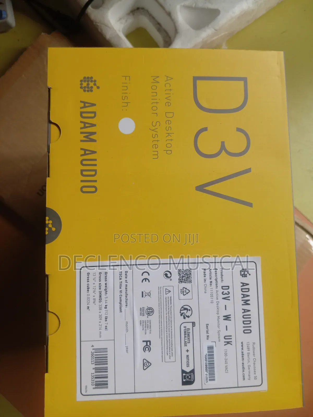D3v Adam Audio Active Desktop Monitor System Speaker