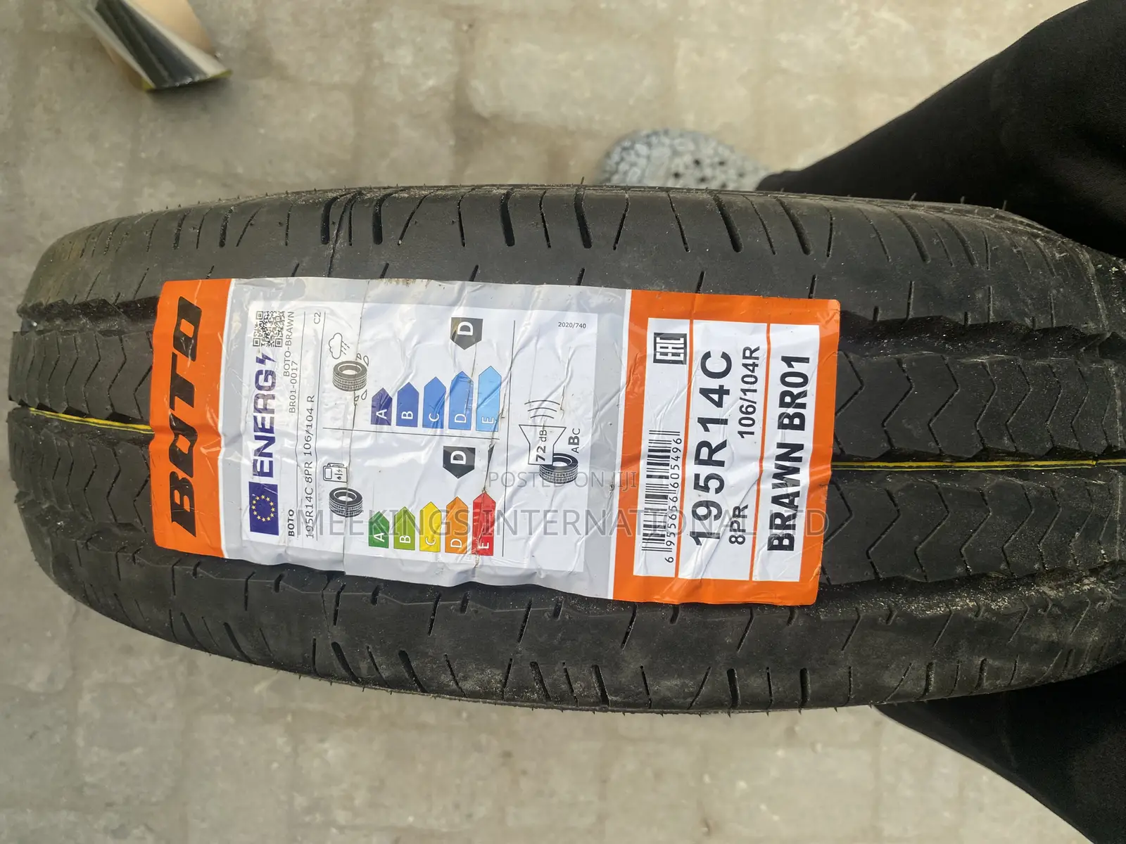 Brand New 195r14c Boto Tyre