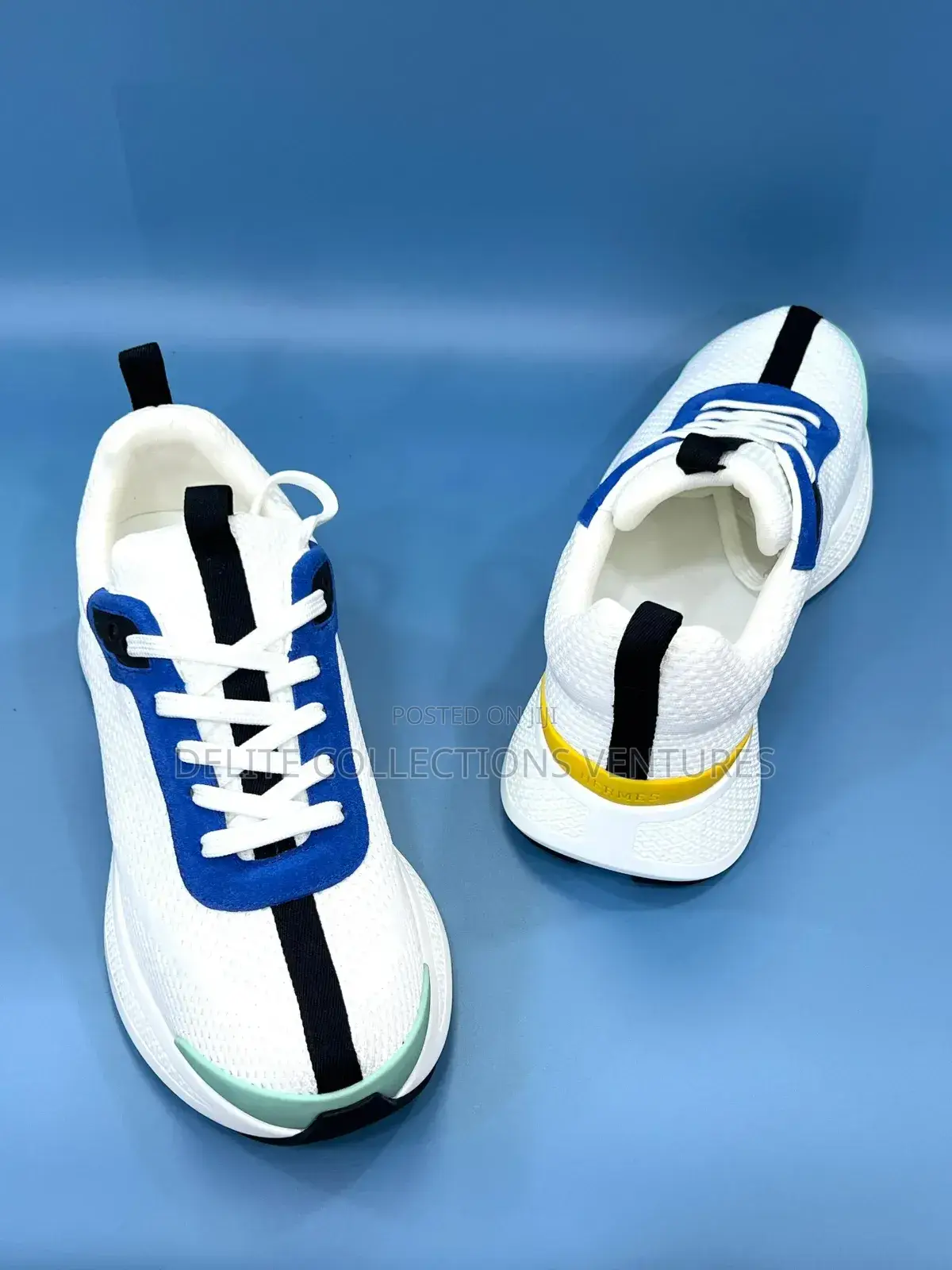 Original Hermes Day Knitted Sneakers