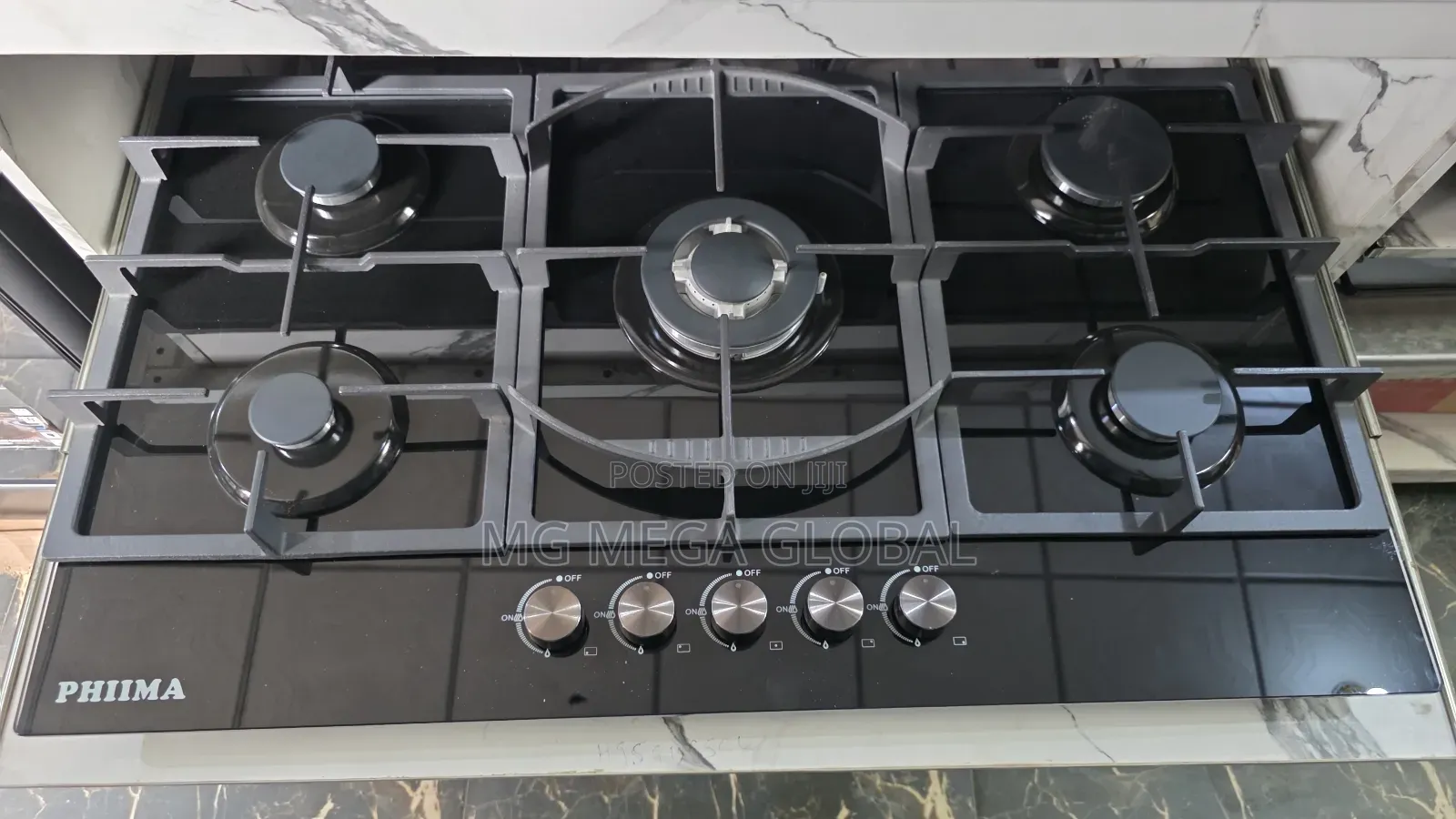 60 by 90cm Cast Seater Cabinet 5 Burners Gas Cooker