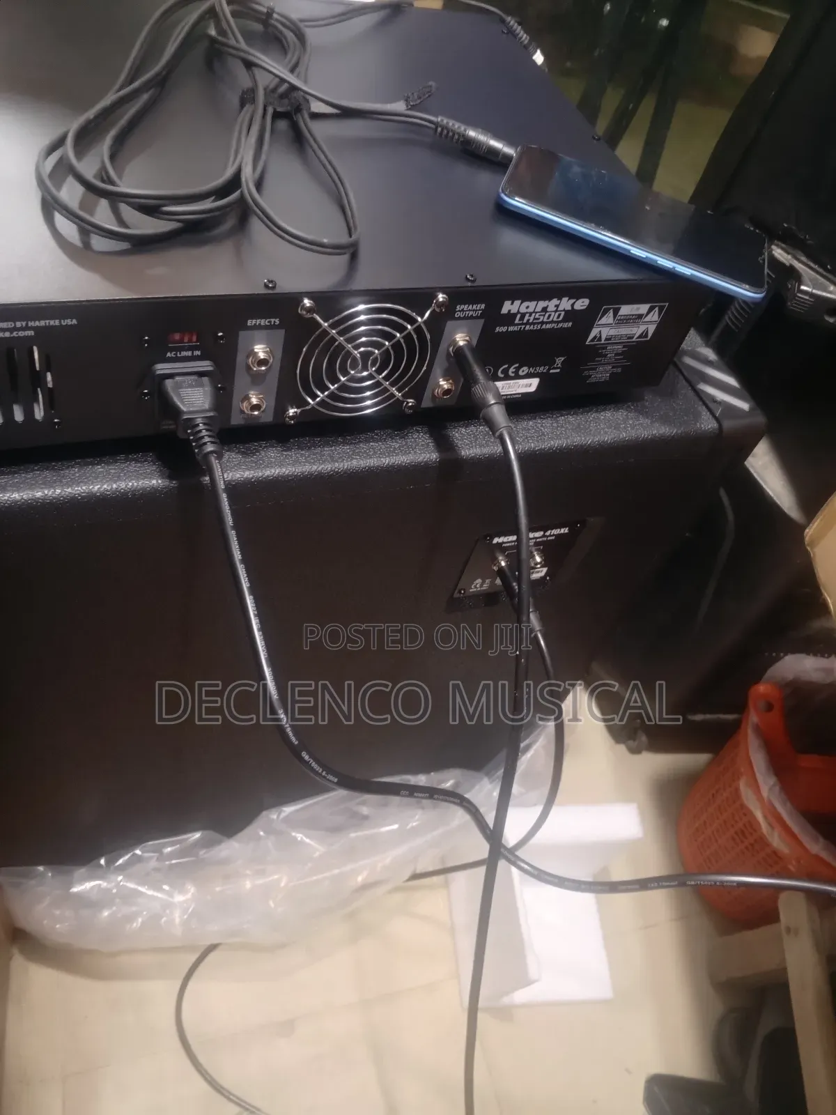 Professional Hartke 410xl Combo With 500watts Bass Amplifier Machine