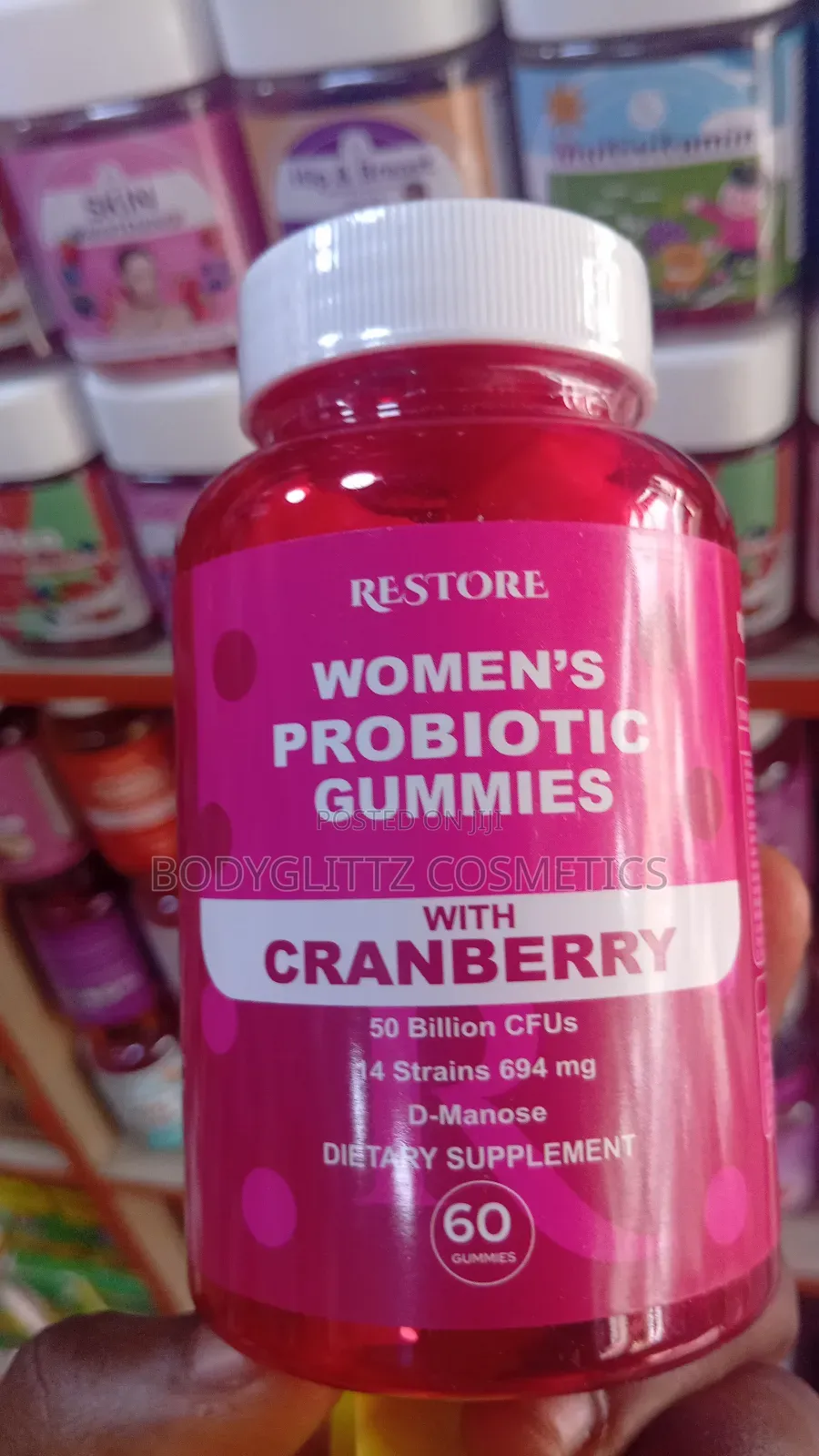 Restore: Women Probiotic Gummies With Cranberry