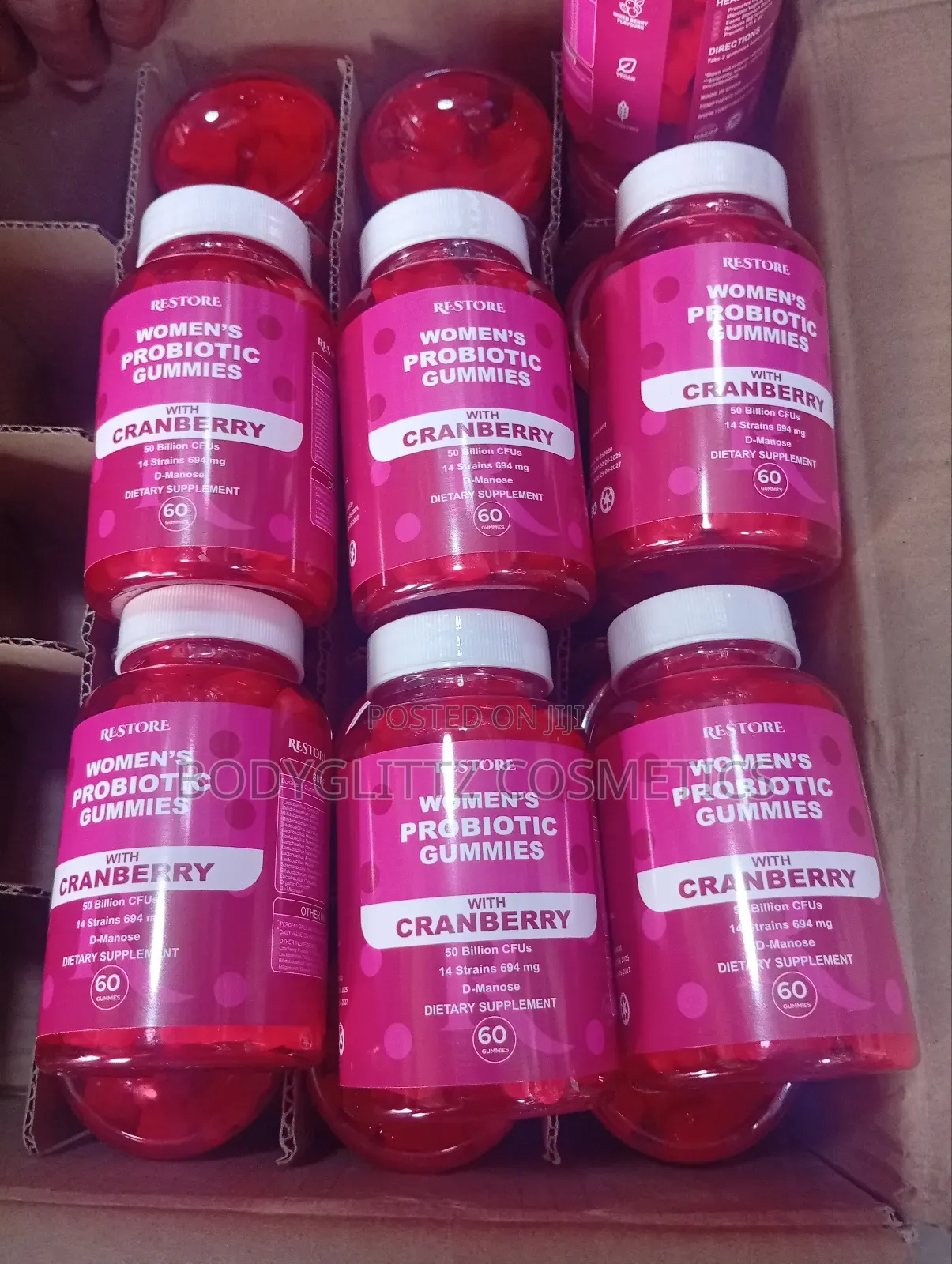 Restore: Women Probiotic Gummies With Cranberry